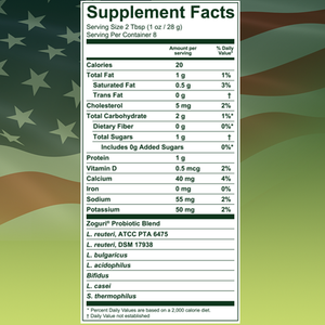 Zoguri - L. Reuteri Yogurt Based Probiotic Supplement