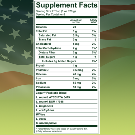 Zoguri - L. Reuteri Yogurt Based Probiotic Supplement