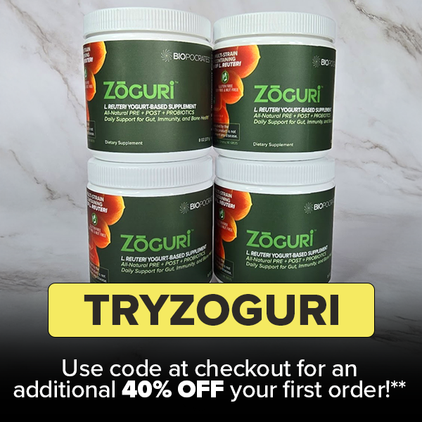 REDUCE SICK DAYS WITH ZOGURI and SAVE 40% OFF YOUR FIRST ORDER. Use Code "TRYZOGURI" at checkout.